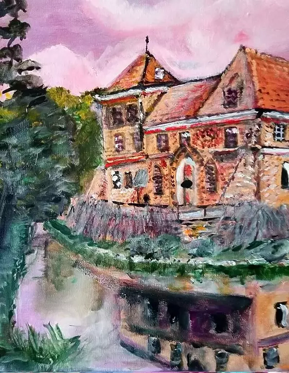 Krystyna Mościszko - zamek Oporów