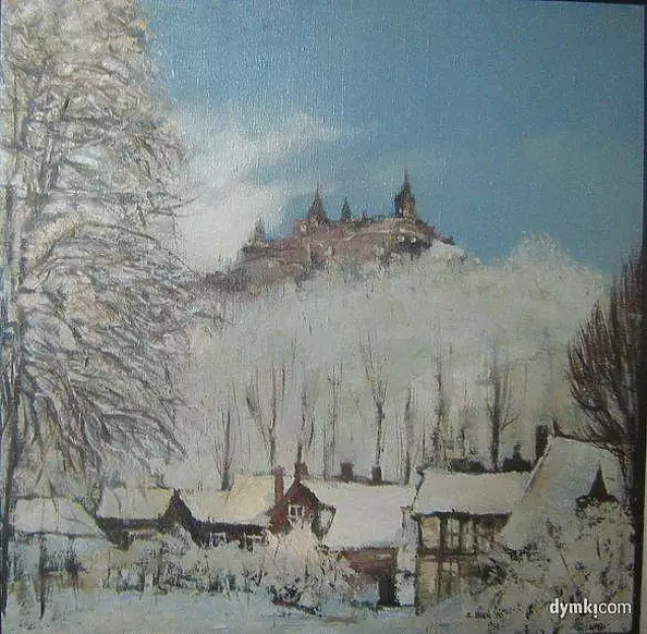 Zbigniew Bień - zamek zimą