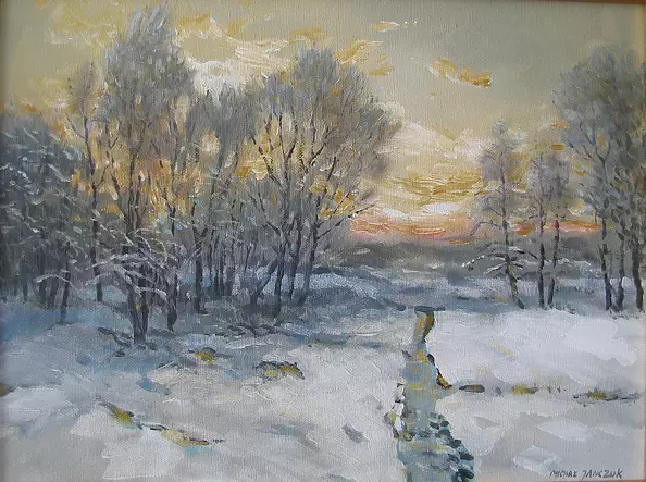 Michał Janczuk - zima w Poniatowej