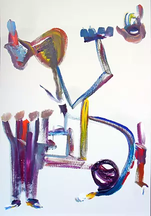 Lech Bider - gold donkey