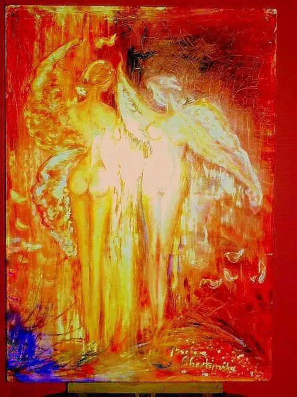 Barbara Obertynska - yellow angels