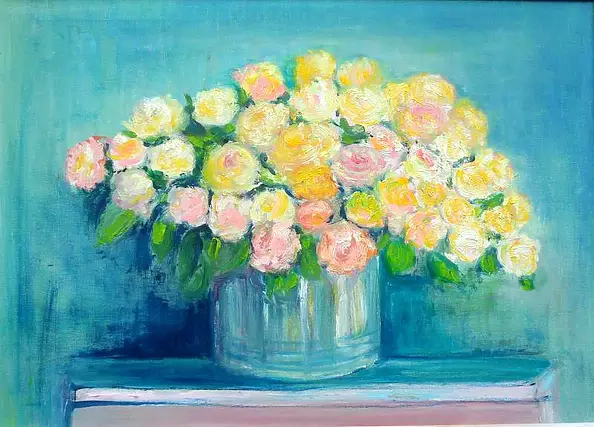 Jadwiga Rudnicka - yellow roses