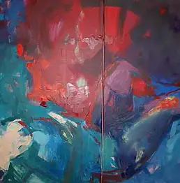 Magdalena Krężelok, расслабленный, Масляная картина, Акрилова картина - холст, 150 x 100