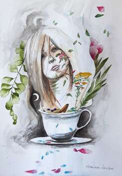 "Thé aux herbes" - Adriana Laube