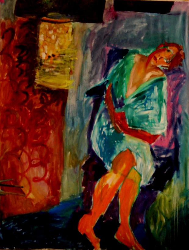 "Fauvism in the act of the chair" Agata Bajszczak