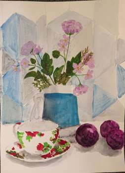 Flowers in a vase - Agata Bojarska