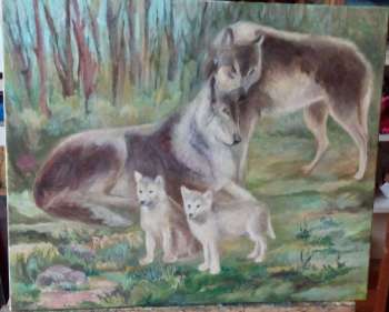 "Wolfsfamilie" - Agata Mazuś