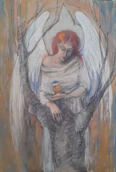 Ангел с синицей - Agnieszka Słowik Kwiatkowska
