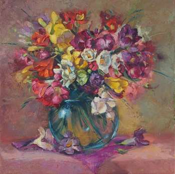 Bright flowers - Aksana Vaitsekhovich