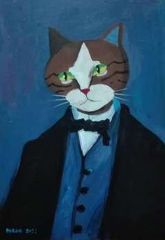 Un chat selon Cézann - Aleksander Poroh
