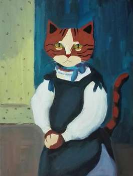 Eine Katze nach Renoir - Aleksander Poroh