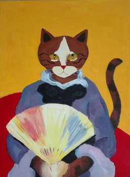 Eine Katze nach Renoir - Aleksander Poroh
