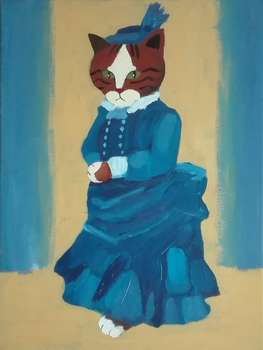 Die Katze nach Monet - Aleksander Poroh