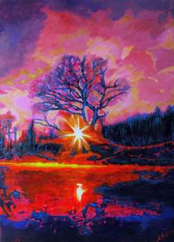 The rays of the sunset. - Alex Pelesh