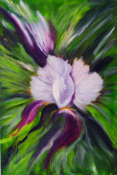 Iris z cyklu Mistic Garden - Alicja Walczak