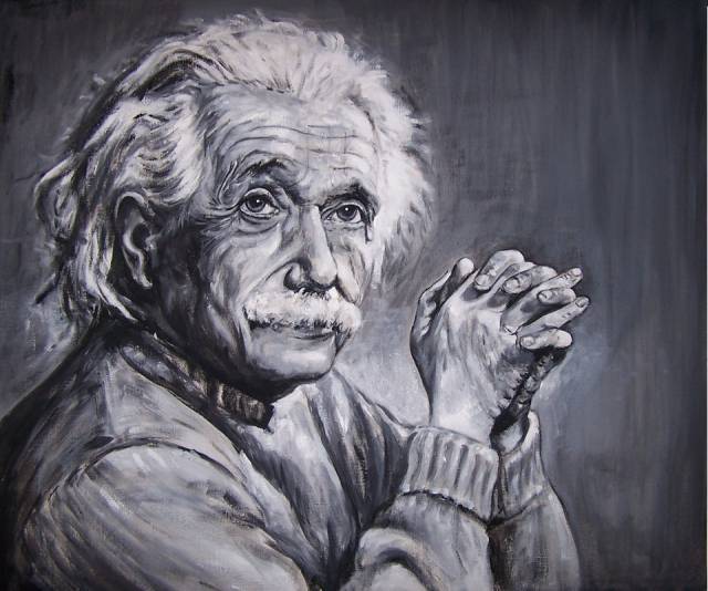 Albert Einstein Andrzej Myśliwiec