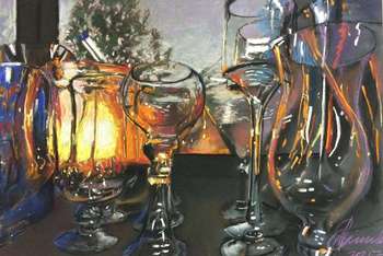 glass at sunset - Andrzej Siewierski