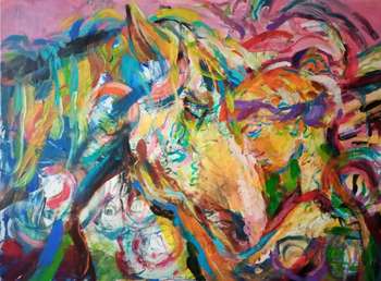 Amazonka z koniem - Anna Borcz
