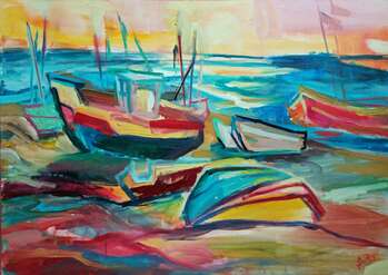 Fishing boats - Anna Borcz