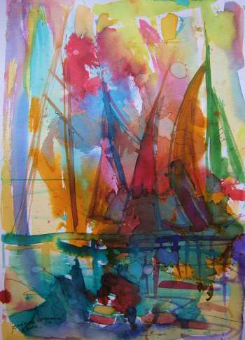 Sails on the horizon - Anna Borcz