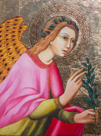 Engel nach Sano di Pietro ein Tauf-Souvenir - Anna Kloza Rozwadowska