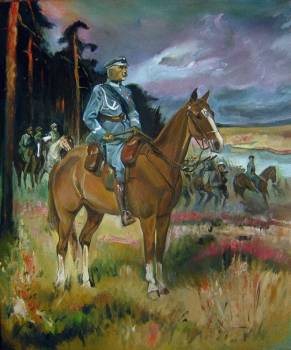 Пилсудский верхом на лошади копии для Коссака - Anna Słota