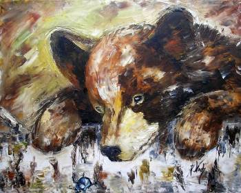 любопытный медведь - Anna Wach