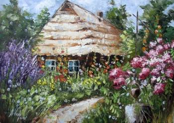 Country cottage and an old well II - Anna Wach