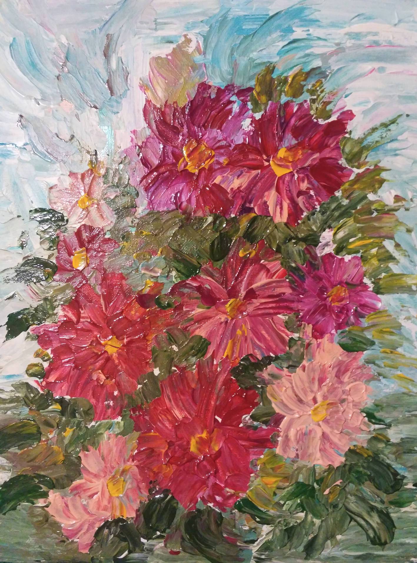 Bouquet of flowers Anna Wawrzyniak TouchofArt