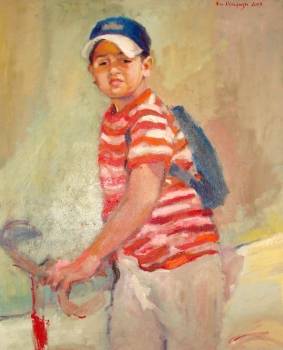 Мальчик с велосипедом - Anna Wojciechowska