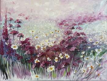 Meadow in pink - Barbara Korczak