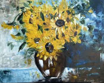 Sonnenblumen II - Barbara Korczak