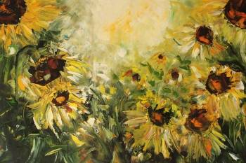 sonnige Sonnenblumen - Barbara Korczak