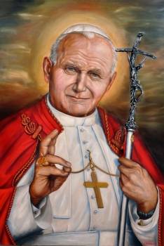Papst Johannes Paul II - schauen in meinem Herzen - Beata Bembnik