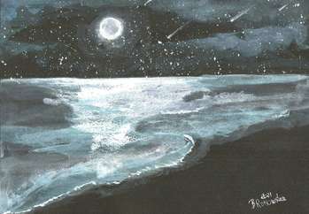 Sea at night - Bożena Ronowska