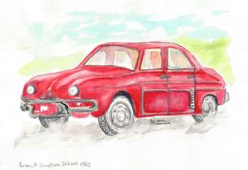 Renault Dauphine Deluxe del 1962 - Bożena Ronowska