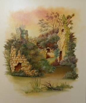 Ruiny i rośliny - Christian Geai