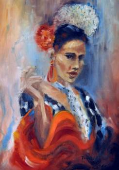 Flamenco-portrait - Danuta Tworke