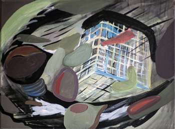Crow Abstract VII abstract series - Dominika Fedko-Wójs