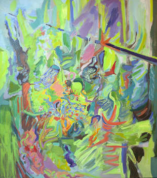 W sosnach Abstract XIX abstract series - Dominika Fedko-Wójs