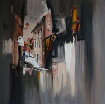 Abstraction avec une rue - Dorota Łaz