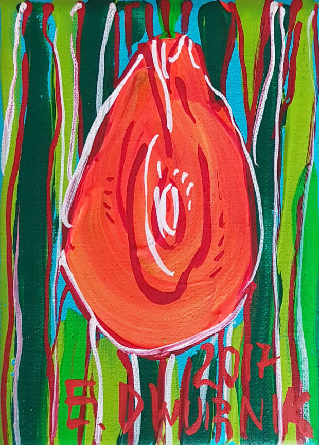 Scarlet tulip Edward Dwurnik