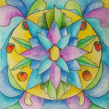 Mandala di intenti: Comunicazione, samoekspresja; 5 ° chakra - Elena Tronina
