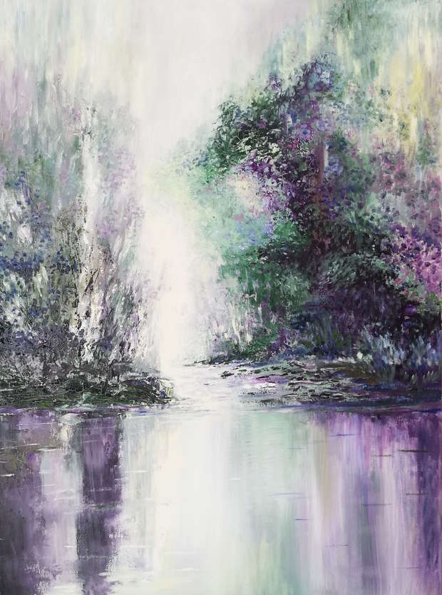 Бассейн II-Красивая, большая картина Elżbieta Czarnecka
