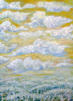 Clouds and trees - Elżbieta Goszczycka