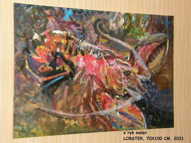 Lobster, H, 2021 - e'ryk pittore Eryk Maler