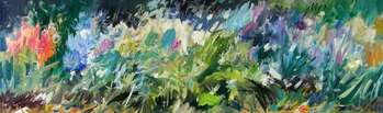 Fiori in giardino, 120x40 - Eryk Maler
