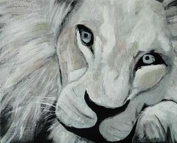 biały lew - Ewa Mościszko