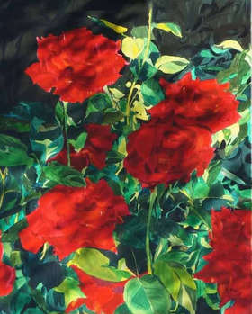 красные розы - Ewa Słodzińska