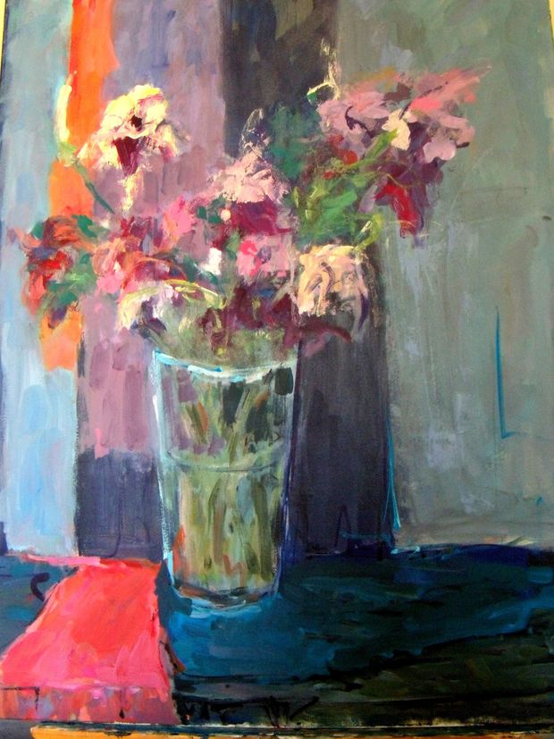 flowers in a vase 2 Ewa Widomska